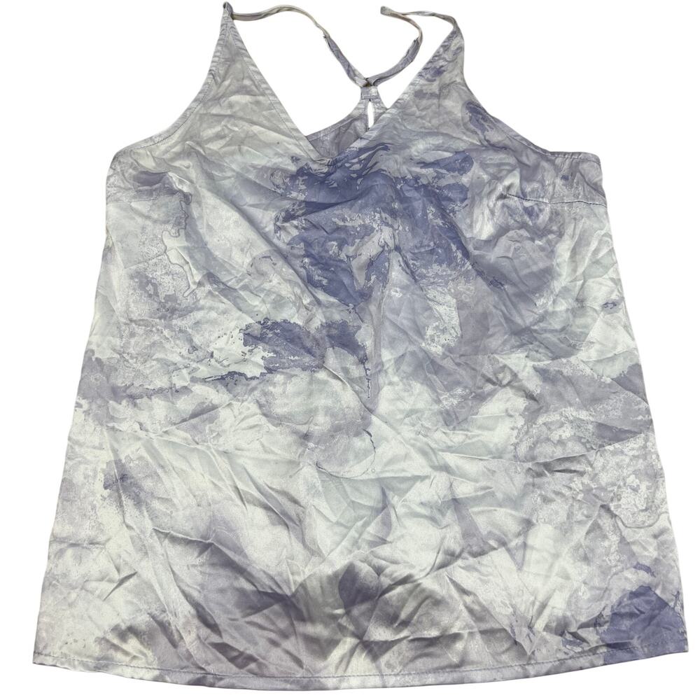Stars Above Women's Purple Tie-Dye Satin Sleep Camisole - Size XS - NWT